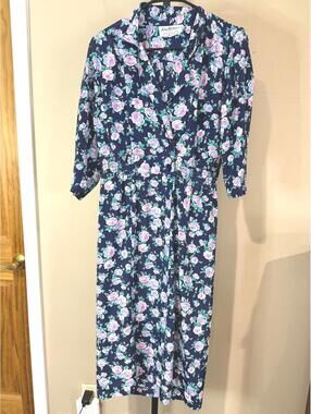 John Richmond Floral Midi Dress 80s